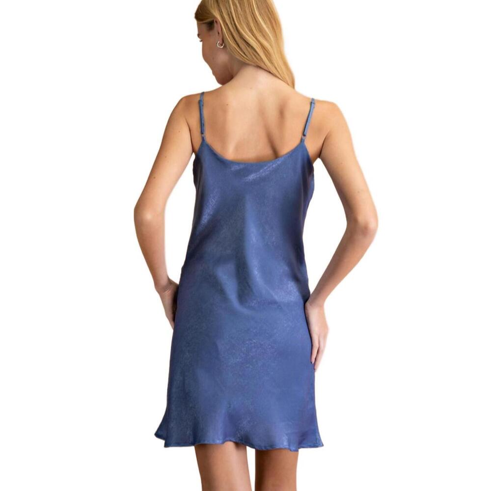 NEW LLOVE dress in slate blue